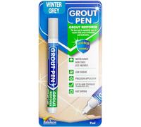Grout Pen - Designed for Restoring Tile Grout in bathrooms & Kitchens (Winter Grey)