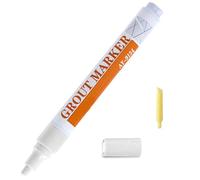 Grout Pen White Permanent Marker Pen for Kitchen Shower Bathroom Flooring Wall Tiles (White)