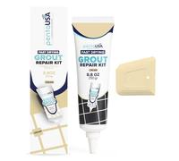 Grout - Ready Mixed Grout Reviver - Fast Drying, No Sealer Required, Perfect for Bathroom, Shower and Kitchen + Mould Protection - 250gr (Cream/Ivory)