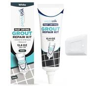 Grout - Ready Mixed Tile Grout with Scraper, Easy Squeeze & Fast Drying
