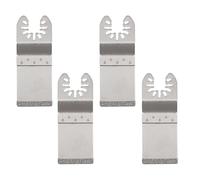 Grout Remover Blades - TRACOMPAN 4 Pcs Diamond Multi Tool Blades, Efficient Masonry Blade Kit for Tile Grout Removal, Mortar, Bricks, Concrete, Wood Cutting & Woodworking