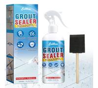 Grout Sealer, Waterproof Grout Sealant Spray, Long Lasting Clear Sealers for Shower Tile, Floors, Protect Marble, Ceramic & Granite Surface Grouts Cleaner (White, 200ML)