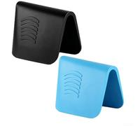 Grout Tool Applicator 2Pcs Silicone Smoothing Set for Grouting Walls Floors - Ergonomic Grip 100x70mm(blue and black)