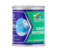 Groutin - Tile Grout Paint 125ml - Designed to Restore Tile Grout (Light Grey)