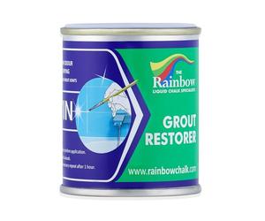 Groutin - Tile Grout Paint 125ml - Designed to Restore Tile Grout (Light Grey)