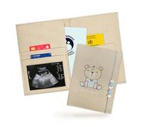 GROVBLE Felt maternity log cover for German maternity passport, felt maternity log cover, vaccination documents and ultrasound images, sweet gift for pregnant women and future