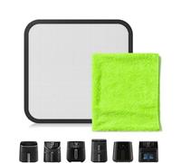 GROVBLE Splash Guard with Microfibre Cloths for Cosori Turboblaze 6.0L, Cosori Turbo Tower 10.8L, Cosori Premium ll 6.2L, and Splash Guard for Philips Airfryer Accessories for HD9270/91 6.2L, HD9285