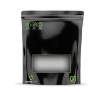Grove Bags TerpLoc Zip Storage Bags with Window - 356 x 470 x 185 mm - For Herbs and Resins, Moisture Control, Odour Protection, Reusable - 160 x 227 x 65 mm for 30 g