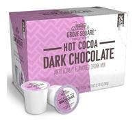 Grove Square Hot Cocoa, Dark Chocolate, 24 Single Serve Cups by Grove Square Hot Cocoa