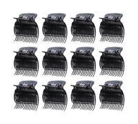 GroveEss 12 Pack ABS Hot Roller Clips - Lightweight Safety Heat Resistance Curler Accessories for Hair Styling, Salon and Daily Use - for Women and Girls
