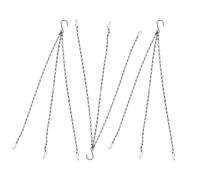 GroveEss 3PCS Heavy Duty Hanging Basket Chains 20" /50cm Metal Replacement Chain for Basket Bird Feeder Flower pots and Ornaments Hanging