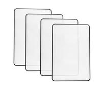 GroveEss 4 PCS Magnifying Sheets,Portable Flat Plastic Magnifiers,Durable Flexible Card Magnifiers Magnifying Lenses for Elderly Reading Small Print Maps Books