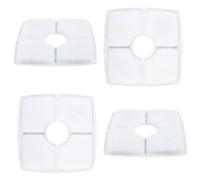 GroveEss 4 PCS Pet Water Fountain Filters, Square Cat Dog Water Fountain Filters with Activated Carbon,Water Fountain Filter Replacements for Keeping Water Fresh Filtering Hair
