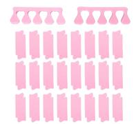 GroveEss 50Pcs Sponge Toe Separators,Soft Comfortable Finger Dividers,Nail Art Manicure Pedicure Tools for Salon Home Nail Gel Polish Coating Painting