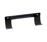 GroveEss Ironing Board Hanger,Durable Strong Iron Wall Mounted Ironing Board Holder Storage Organizer,Black Ironing Boards Hook Wall Bracket for Small and Large Ironing Board Space Saving