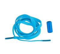 GroveEss No Tie Shoelaces-1 Pair Elastic Shoe Laces with Metal Buckles,Quick Lock Durable Shoelaces Replacement for Kids Adults Sneakers Running Shoes Adjustable Laces(Blue)