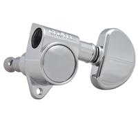 Grover 102-18C Original Rotomatics with 18:1 Gear Ratio - Single Guitar Machine Head, 1 Piece, Bass Side (Left) - Chrome