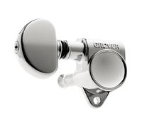 Grover 102-18C Original Rotomatics with 18:1 Gear Ratio - Single Guitar Machine Head, 1 Piece, Treble Side (Right) - Chrome