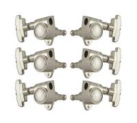 Grover 109-18N Super Rotomatics with 18:1 Gear Ratio - Guitar Machine Heads, 3 + 3 - Nickel