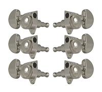 Grover 502N Roto-Grip Locking Rotomatics with Round Button, 3 + 3, Nickel
