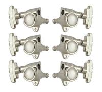 Grover 509N Roto-Grip Locking Super Rotomatics with 3-Step Button - Guitar Machine Heads, 3 + 3 - Nickel