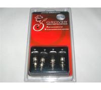 Grover Banjo Tuning Machines Champion STA-TITE Tuners Qty 4 Black Grover 75B