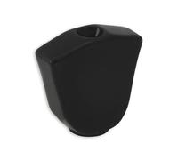 Grover GP102BCK Standard Size Keystone Buttons, 6 Pieces, Black Chrome