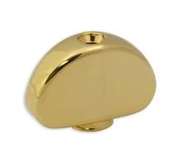 Grover GP102G Standard Size Kidney Buttons, 6 Pieces, Gold