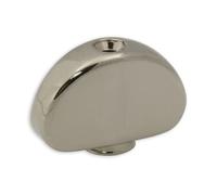 Grover GP102N Standard Size Kidney Buttons, 6 Pieces, Nickel