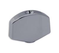 Grover GP19C Mid-Size Buttons, 6 Pieces, Chrome