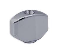 Grover GP23C Standard Size Buttons, 6 Pieces, Chrome