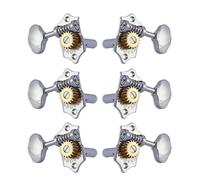 Grover H97-18C Original Sta-Tite Machine Head with 18:1 Gear Ratio, Horizontal, Guitar Machine Heads, 3 + 3, Chrome