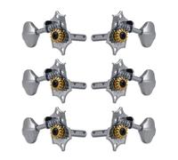 Grover H97C Original Sta-Tite Machine Head, Horizontal - Guitar Machine Heads, 3 + 3 - Chrome