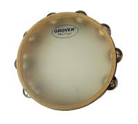 Grover Pro Percussion P-T2/GS Protégé Tambourine with German Silver Jingles - 10 inch