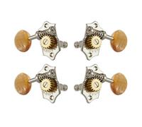Grover U98-18NA Sta-Tite Geared Ukulele Pegs 4 Pieces Nickel