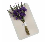 Groves Artificial Purple heather spray 12 stems buttonholes wedding card craft