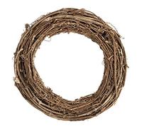 Groves Natural Christmas Willow Rattan Wreath-30cm -Single