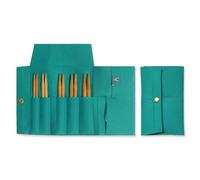 Groves Of Thames Bamboo I/c F/case 6-10 - Bamboo: Knitting Pins: Circular: Interchangeable Set: Assorted Sizes - Pony