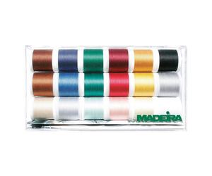 Groves Of Thames C/box Cotona N30 - Clear Box: Cotona 30: 18 X 200M: Spools - Madeira