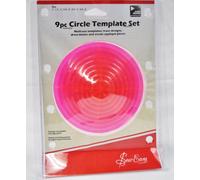 Groves Of Thames Circle Template Pk9 - Template Set: 9 Piece: Circular - Sew Easy