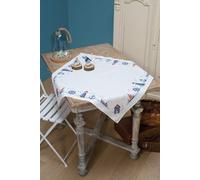 Groves Of Thames Counted Cross Stitch Kit: Tablecloth: Maritime Design