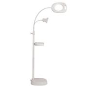 Purelite 4-in-1 Crafters Magnifying Lamp, White, 26x26x150 cm