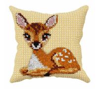 Groves Of Thames Cushion Doe - Latch Hook Kit: Cushion: Sensory: Doe - Orchidea