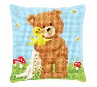 Groves Of Thames Cushion P/c Souffle - Cross Stitch Kit: Cushion: Popcorn & Souffl The Duck - Vervaco