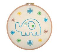 Groves Of Thames Dad Elephant - Embroidery Kit With Hoop: Dad Elephant - Anchor
