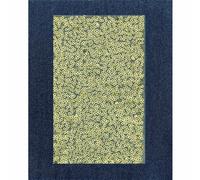 Groves Of Thames Denim Patches: With Sequins: Iron-On: 20 X 15Cm: Blue & Gold