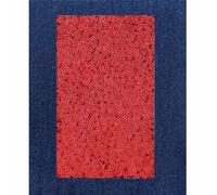 Groves Of Thames Denim Patches: With Sequins: Iron-On: 20 X 15Cm: Blue & Red