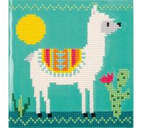 Groves Of Thames Dpn Card Llama - Diamond Painting Kit: Greeting Card: Llama - Vervaco