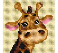 Groves Of Thames Emb 1St Giraffe - Needlepoint Kit: My First Embroidery: Mini: Giraffe - Orchidea