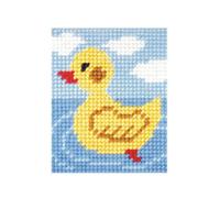 Groves Of Thames Emb Kit Baby Duck - Needlepoint Kit: My First Embroidery: Baby Duck - Orchidea